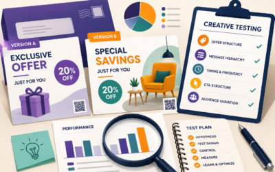 Creative Testing in Direct Mail: What High-Volume Marketers Actually Test (and What They Don’t)