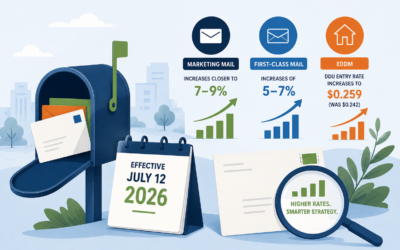 USPS 2026 Postage Rate Changes: What Direct Mail Marketers Need to Know